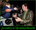 Jim Carrey at The Grinch premiere