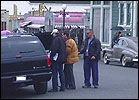 Jim Carrey entering his car